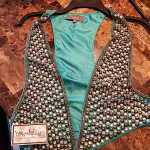 Umgee bedazzled vest